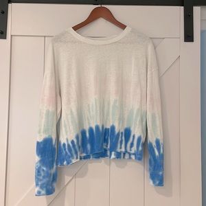 Splendid multicolored tie-dye thin sweatshirt